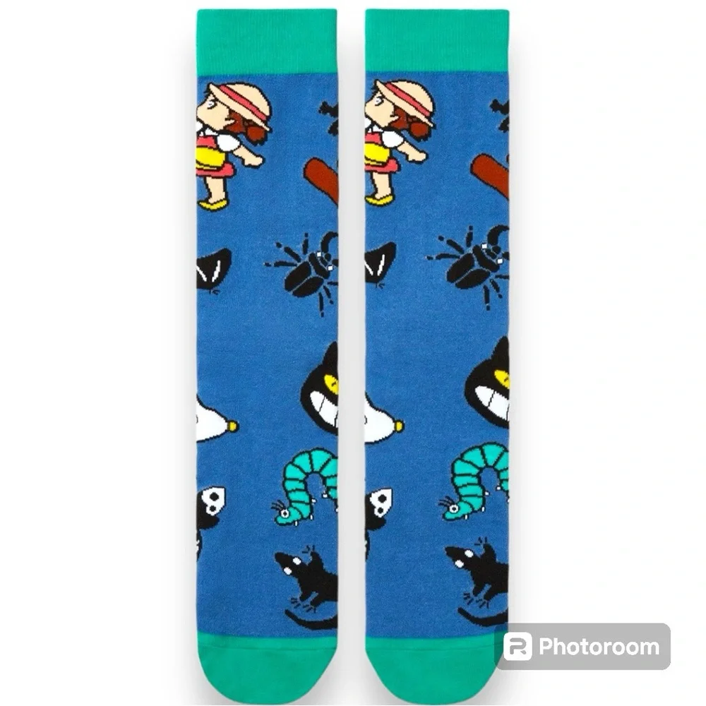 Studio Ghibli My Neighbor Totoro Mei & Critters Allover Print Crew Socks